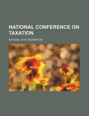 Book cover for National Conference on Taxation