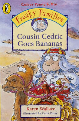 Book cover for COLOUR YOUNG PUFFIN COUSIN CEDRIC GOES BANANAS