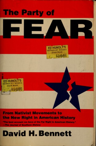 Book cover for The Party of Fear
