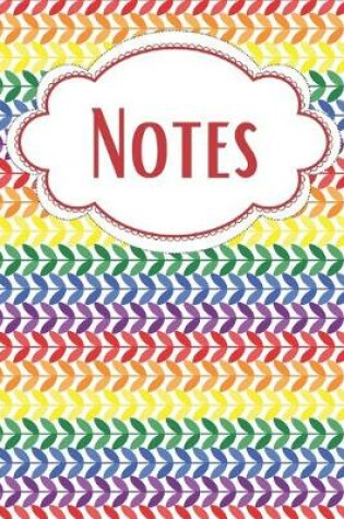Cover of Rainbow Vines Boho Notebook