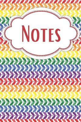 Book cover for Rainbow Vines Boho Notebook