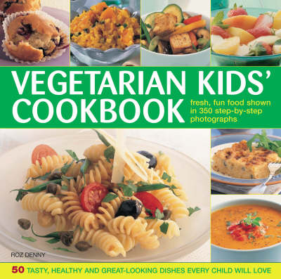 Book cover for The Vegetarian Kids' Cookbook