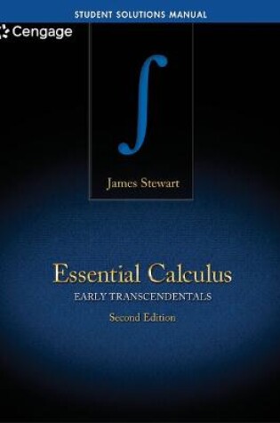 Cover of Student Solutions Manual for Stewart's Essential Calculus: Early  Transcendentals, 2nd