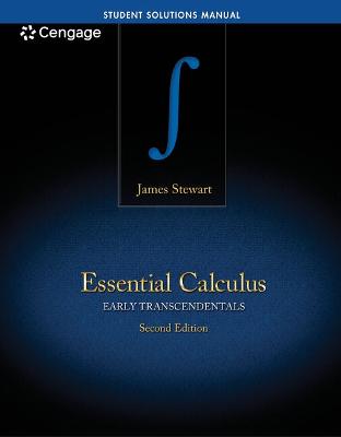 Book cover for Student Solutions Manual for Stewart's Essential Calculus: Early  Transcendentals, 2nd