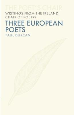 Book cover for Three European Poets