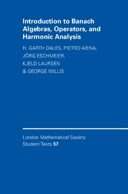 Book cover for Introduction to Banach Algebras, Operators, and Harmonic Analysis