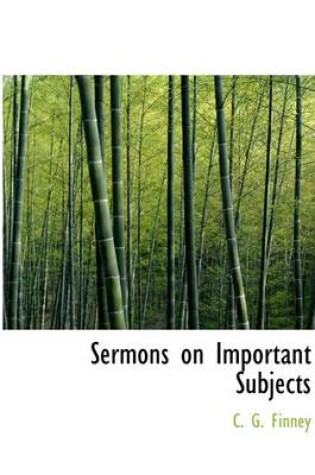 Cover of Sermons on Important Subjects