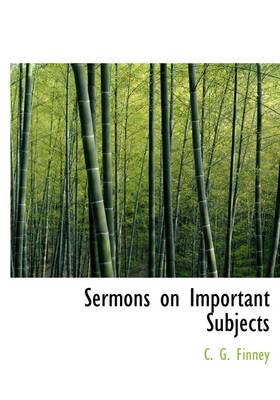 Book cover for Sermons on Important Subjects