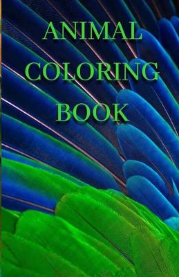 Book cover for Animal Coloring Book