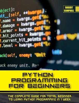 Book cover for Python Programming for Beginners