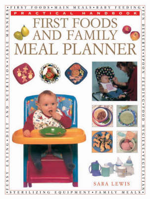 Book cover for First Foods and Family Meal Planner