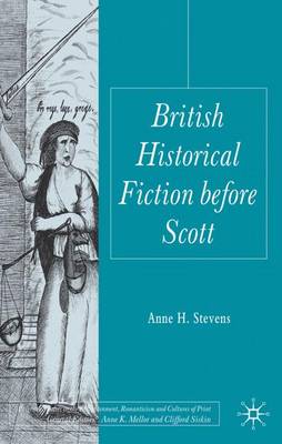 Book cover for British Historical Fiction before Scott