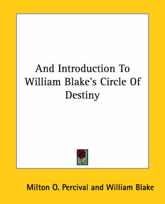 Book cover for And Introduction to William Blake's Circle of Destiny
