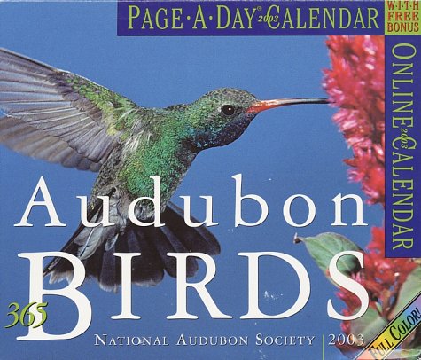 Cover of Audubon Birds Page A Day 2003