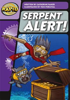 Book cover for Rapid Phonics Serpent Alert! Step 3 (Fiction) 3-pack