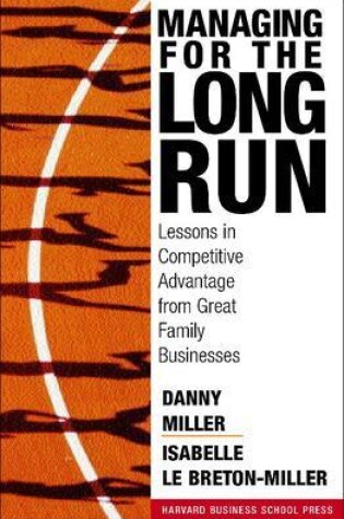 Cover of Managing For The Long Run