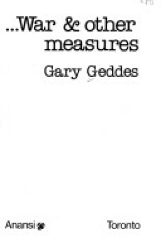 Cover of War and Other Measures