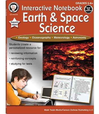 Book cover for Interactive Notebook: Earth & Space Science, Grades 5 - 8