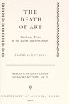 Book cover for The Death of Art