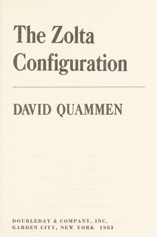Cover of The Zolta Configuration