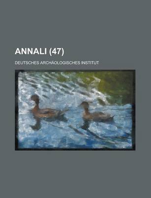 Book cover for Annali (47)