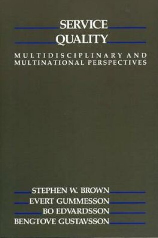 Cover of Service Quality