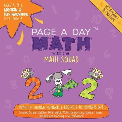 Book cover for Addition & Math Handwriting Book 3