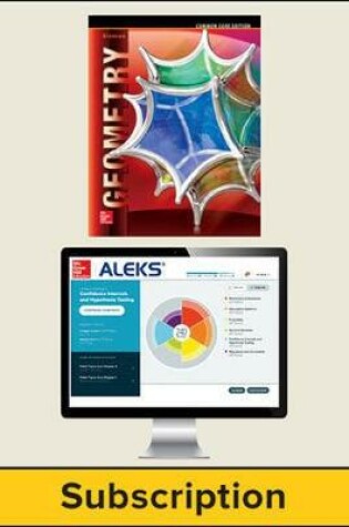 Cover of PTO-MIX Geometry Student Edition with Embedded ALEKS, 6-year subscription