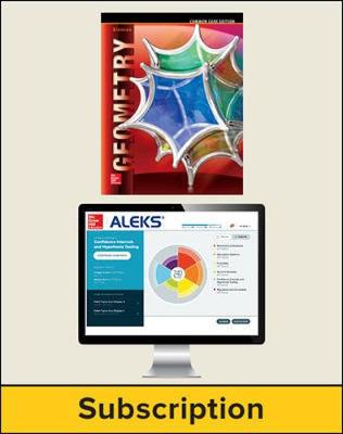 Cover of PTO-MIX Geometry Student Edition with Embedded ALEKS, 6-year subscription