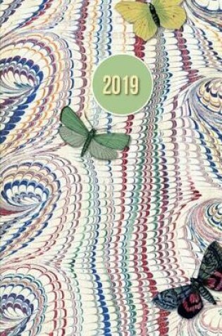 Cover of 2019 Planner; Butterfly Green