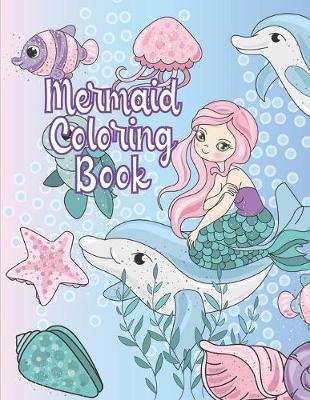 Book cover for Mermaid Coloring Book