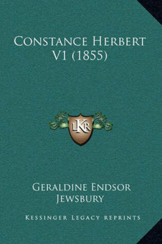 Cover of Constance Herbert V1 (1855)