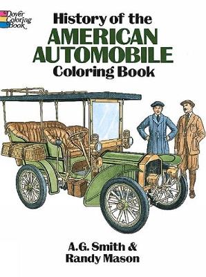 Book cover for History of the American Automobile Coloring Book