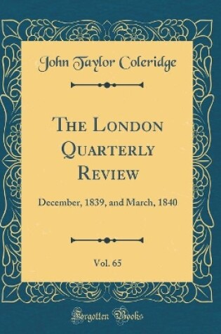 Cover of The London Quarterly Review, Vol. 65