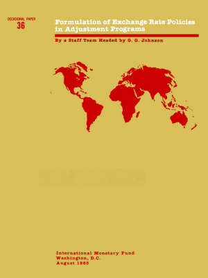 Book cover for Formulation of Exchange Rate Policies in Adjustment Programmes