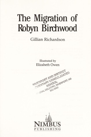 Cover of Migration of Robin Birchwood