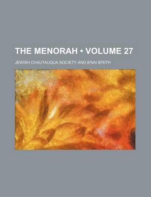 Book cover for The Menorah (Volume 27)