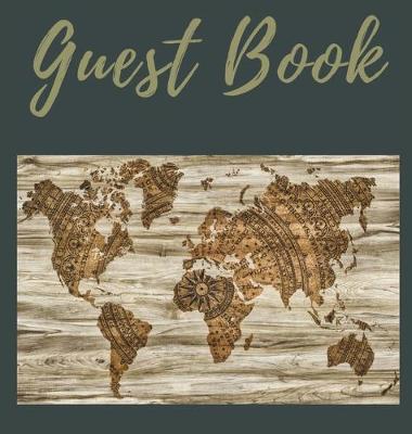 Cover of Guest Book with lined pages (Hardcover)