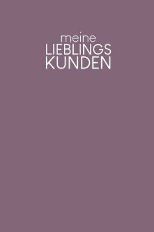 Cover of Meine Lieblingskunden