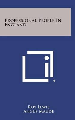 Book cover for Professional People in England