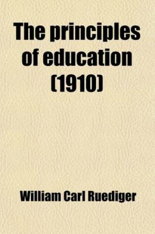 Cover of The Principles of Education