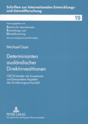 Book cover for Determinanten Auslaendischer Direktinvestitionen