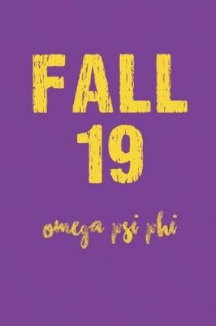 Cover of Fall 19 Omega Psi Phi