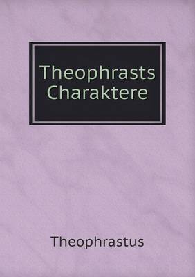 Book cover for Theophrasts Charaktere