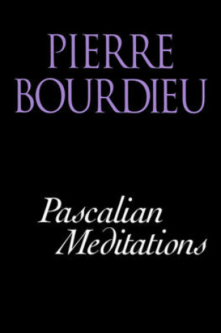 Cover of Pascalian Meditations