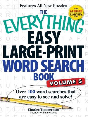 Cover of The Everything Easy Large-Print Word Search Book, Volume 5