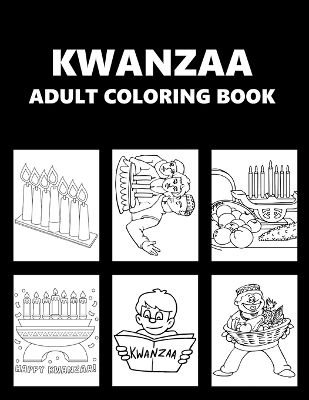 Book cover for Kwanzaa Adult Coloring Book