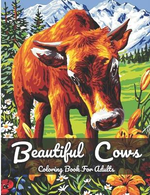 Book cover for Cows Coloring Book