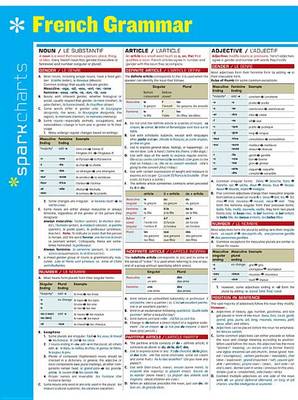 Book cover for French Grammar SparkCharts