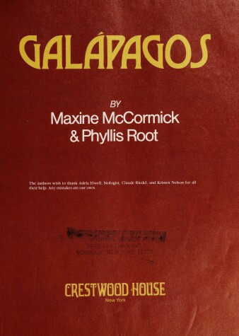 Book cover for Galapagos